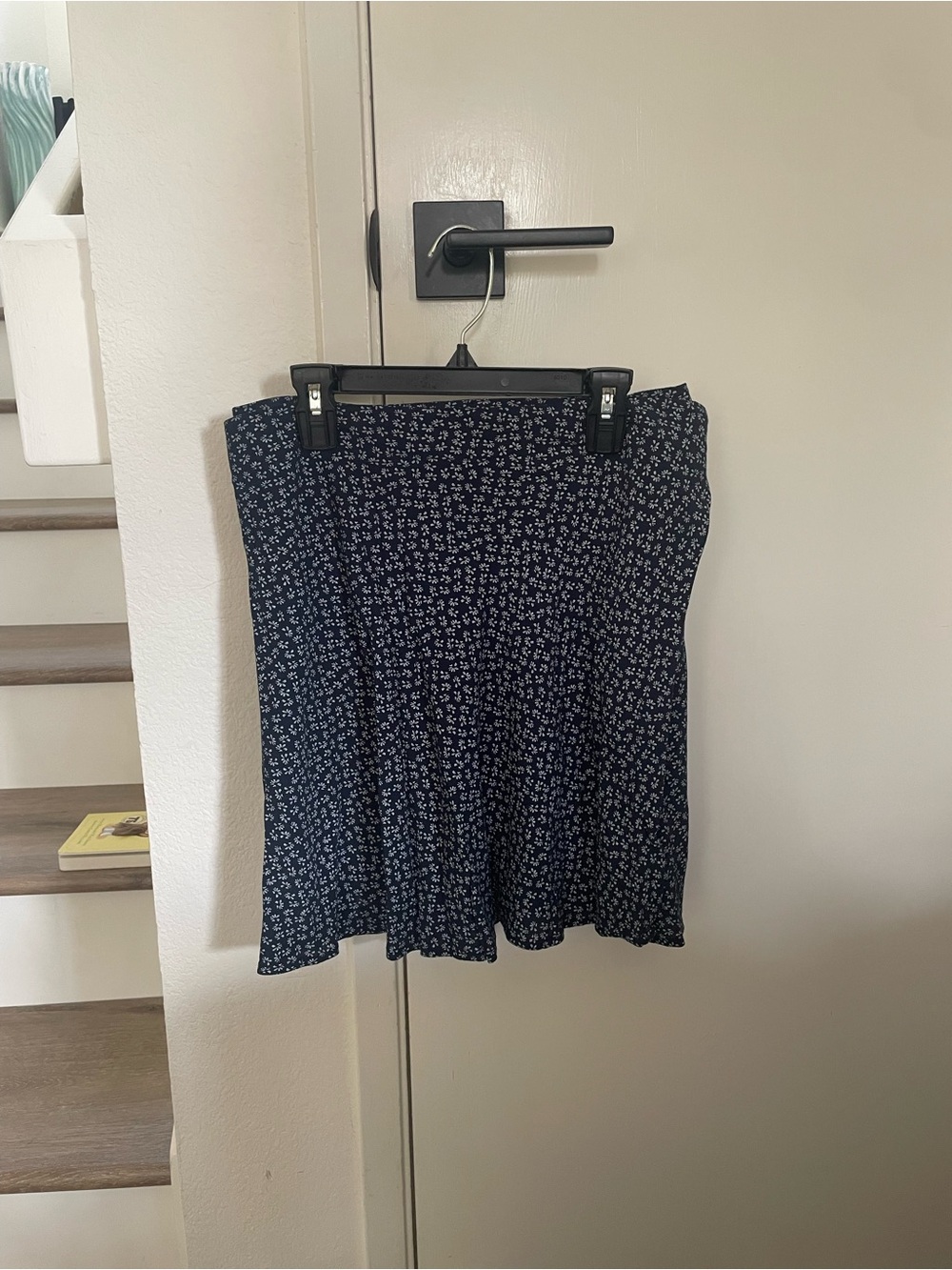 Brandy Melville Navy Wrap Skirt